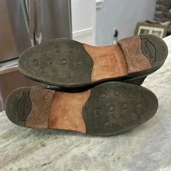 Kenneth Cole Vintage Brown Leather Lace Up Boots - Picture 7 of 15